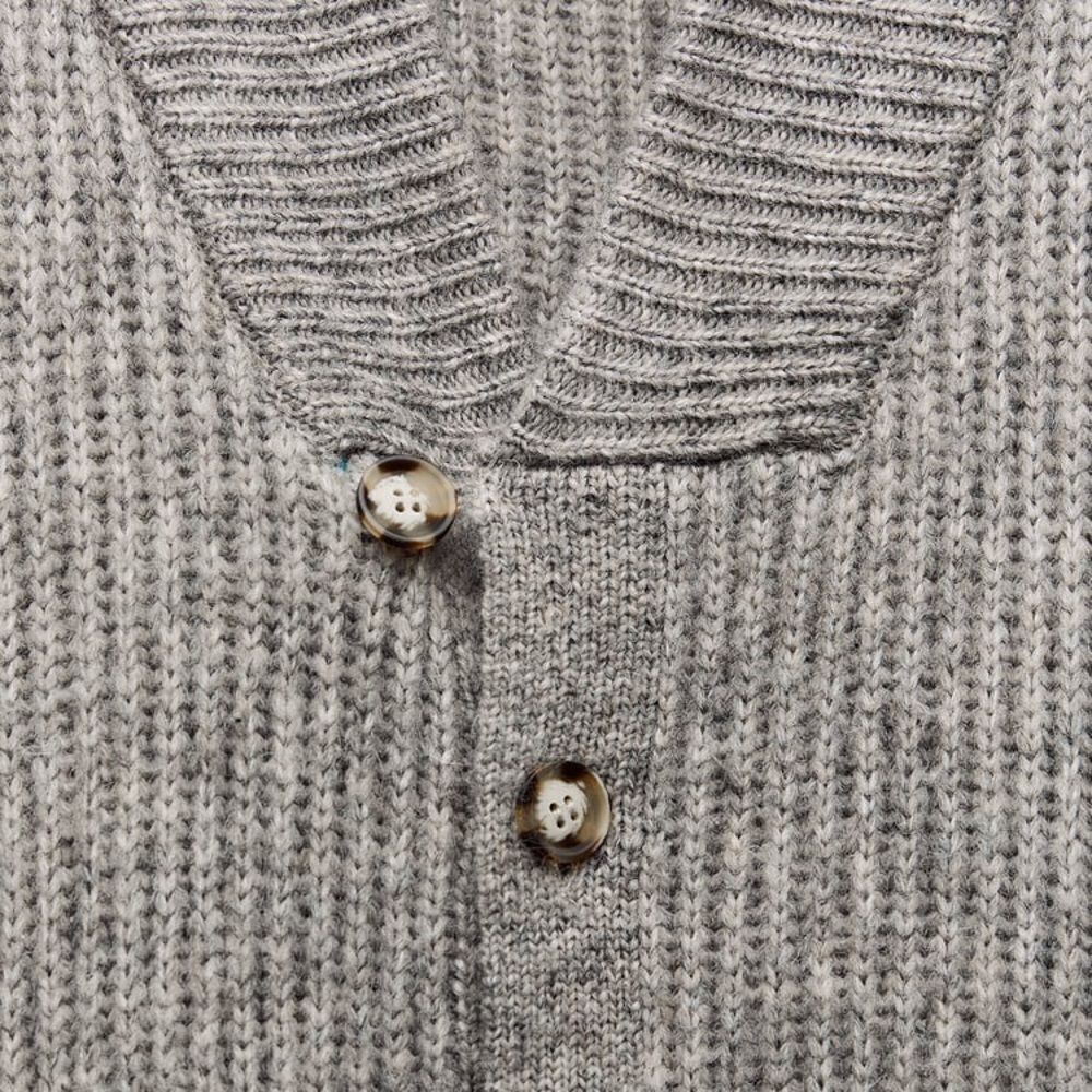 ZARA KNIT BOMBER JACKET - Picture 5 of 9